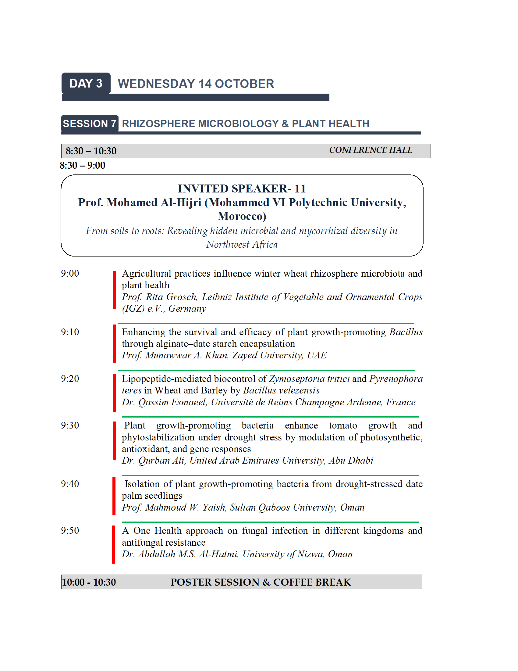 MESME 2026 Tentative program-Biology Dept conv 13